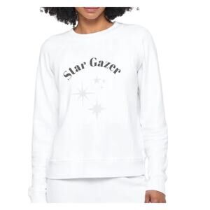 Spiritual Gangster Star Gazer Graphic Sweatshirt White Size L